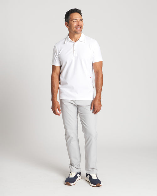 White || After Hour Polo - Front