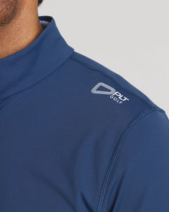 Navy || Straits Q Zip Logo