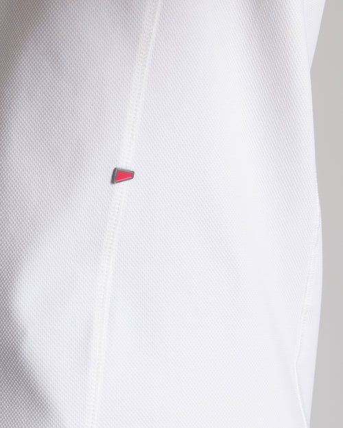 White || After Hour Polo - Close Up Pin