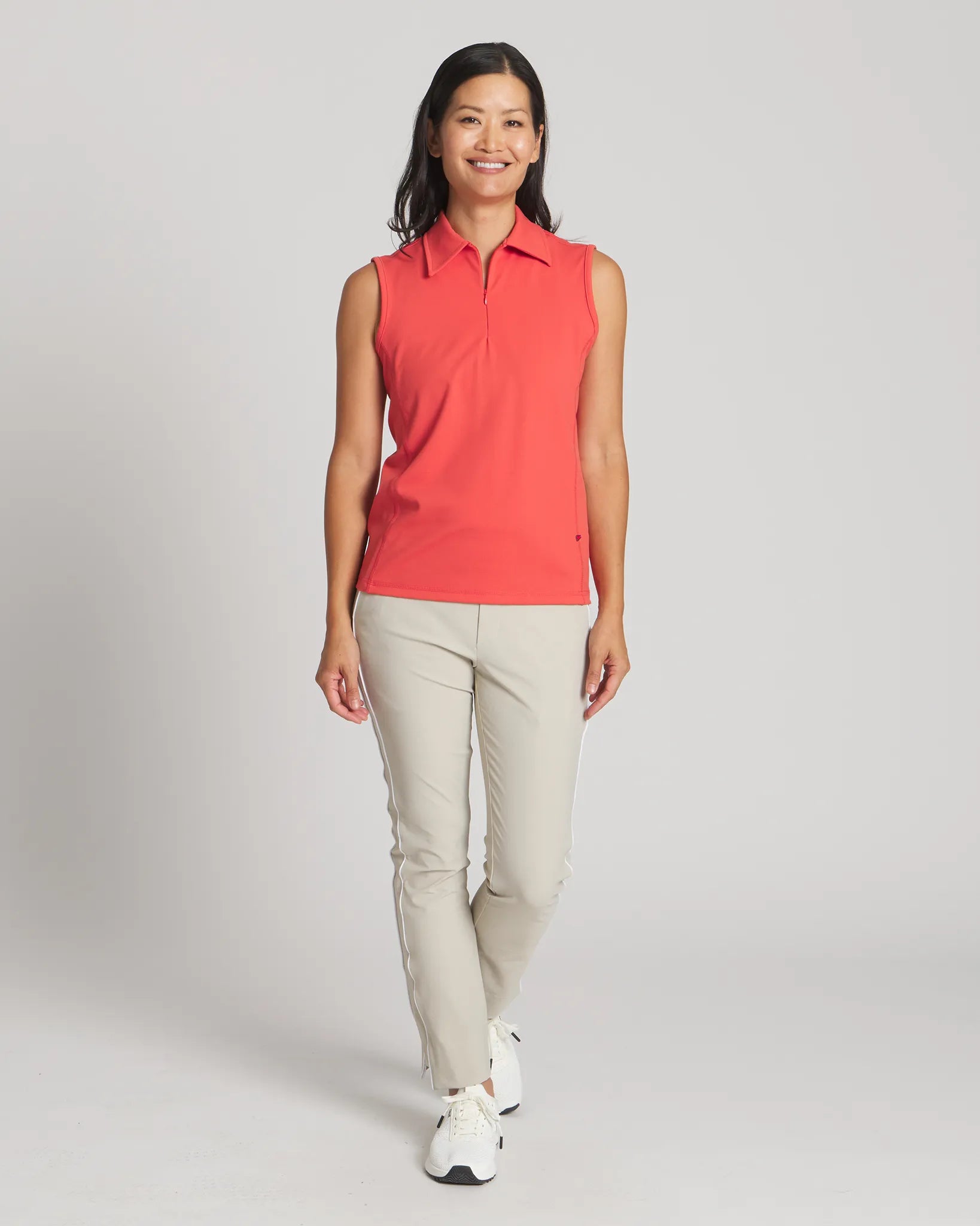 Bittersweet || Erin Sleeveless Polo Front
