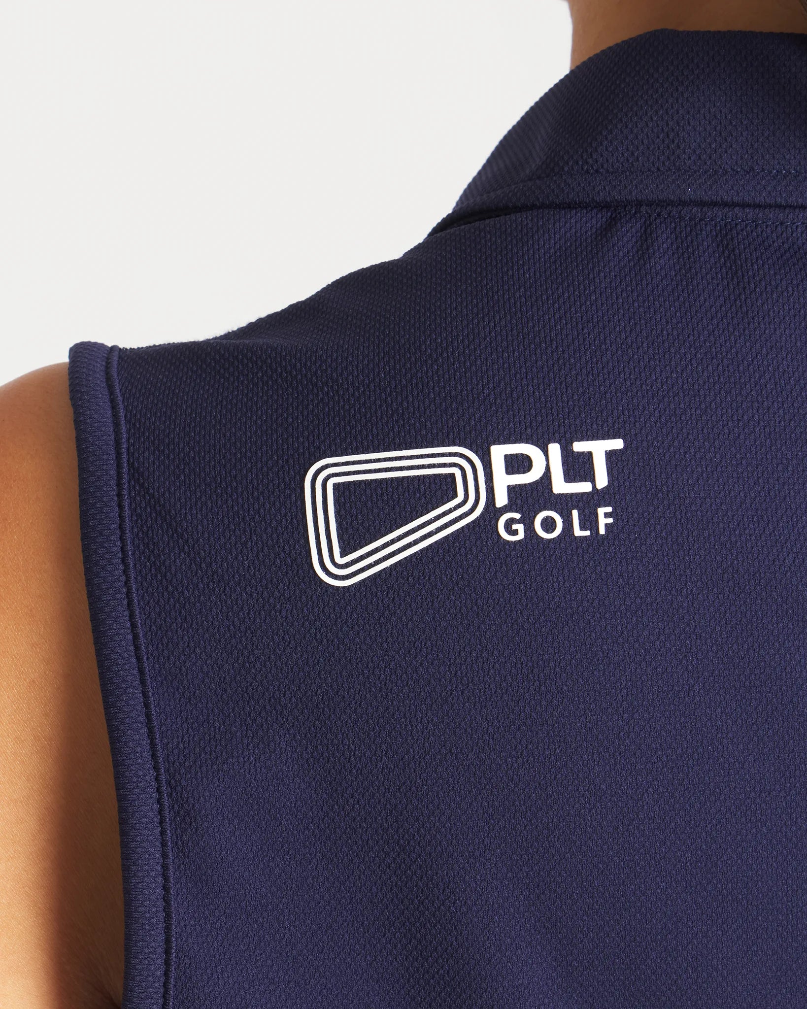  Erin Sleeveless Polo CU Logo