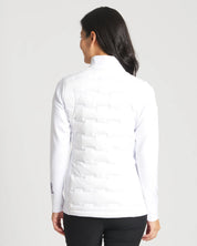 White || Harrington Jacket Back