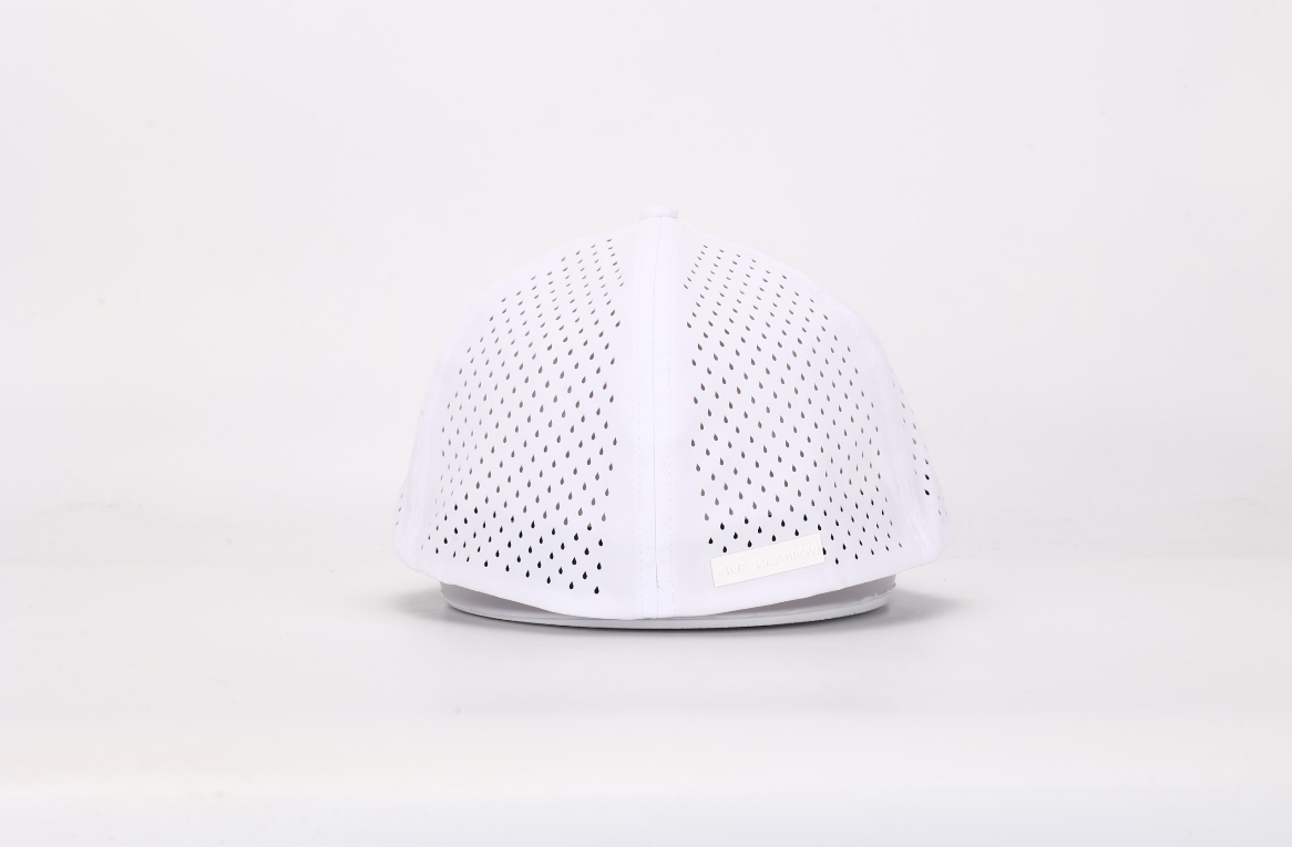  White hat back view