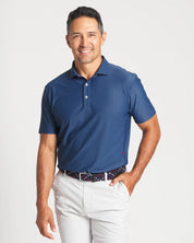 Navy || Pebble Polo Front
