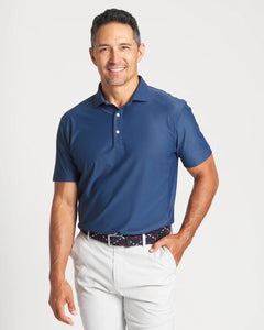 Navy || Pebble Polo Front