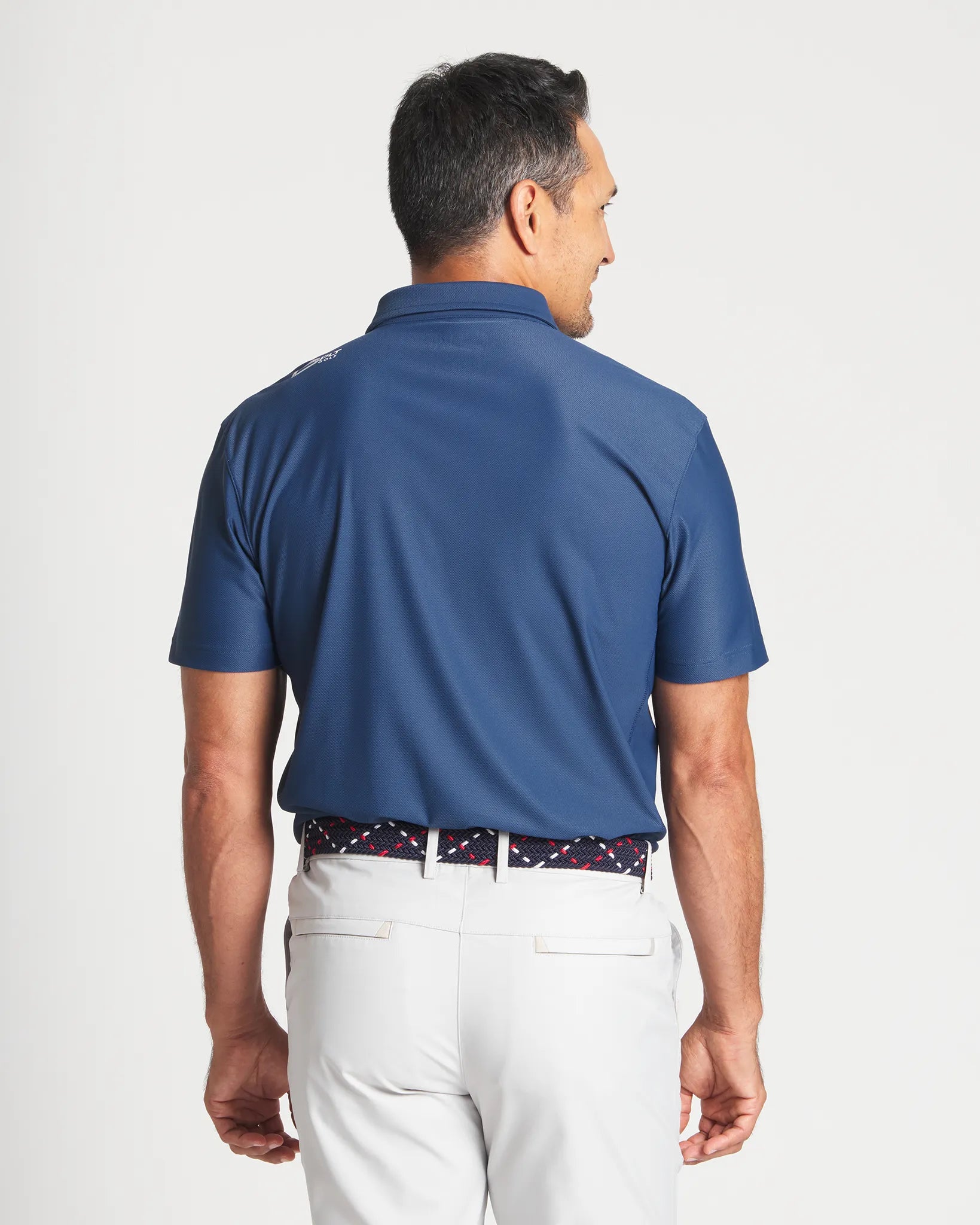 Navy || Pebble Polo Back