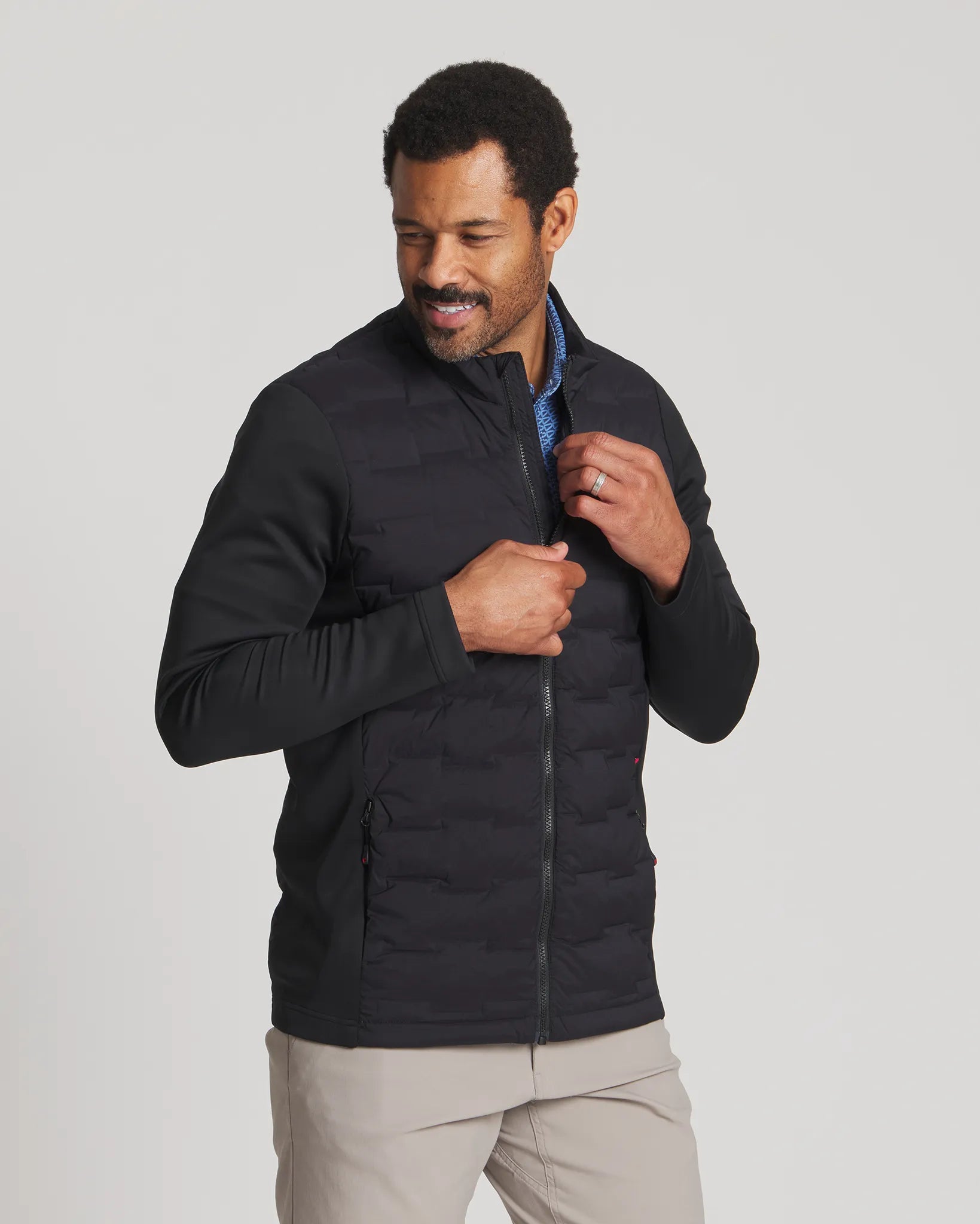 Black || Tacoma Full Zip Front