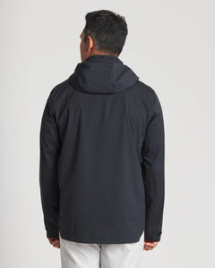 Black || Trails Rain Jacket Back